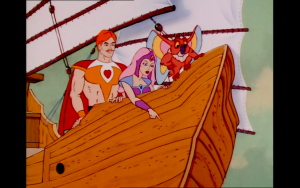 screenshot of the original She-Ra on a motherfuckin boat
