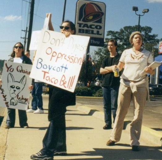 effective protest: Taco Bell